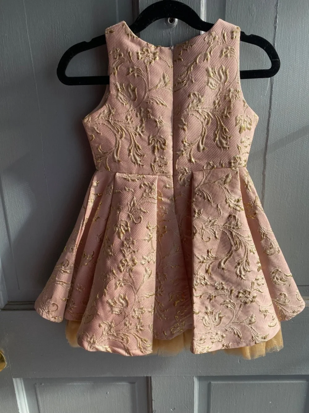 💖Little Elle's Closet💖 Pink / Gold Dress - 4